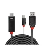 Cablu video Cablu Lindy 1m HDMI la DisplayPort