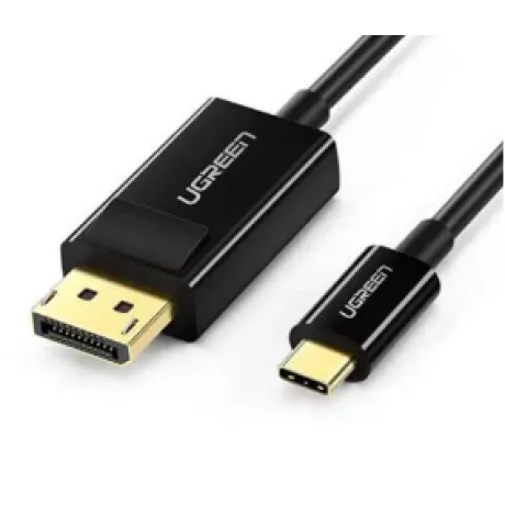 Cablu video Ugreen, MM139 USB Type-C la DisplayPort , 1.5m,  negru