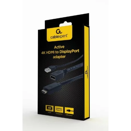 Cablu video GEMBIRD A-HDMIM-DPF-01 Active 4K HDMI to DisplayPort