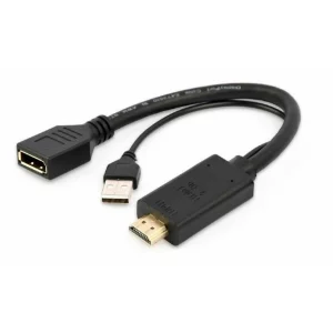 Cablu video GEMBIRD A-HDMIM-DPF-01 Active 4K HDMI to DisplayPort