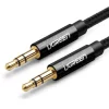 Cablu audio Ugreen, &quot;AV112&quot; stereo , 1m, conectori auriti, braided