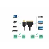 Cablu video Ugreen HDMI la DVI 0.2m negru 20136