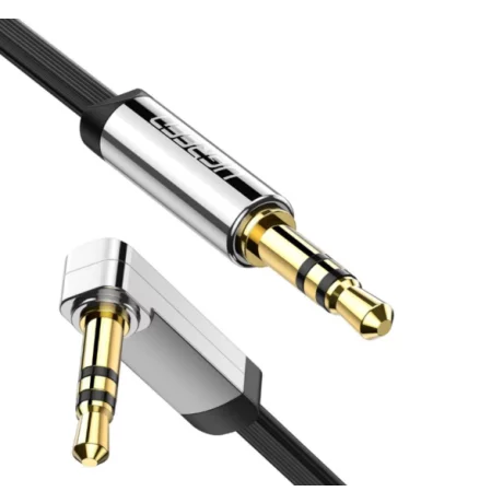 Cablu audio Ugreen stereo 3.5 mm jack la 3.5 mm jack 0.5m negru 10596