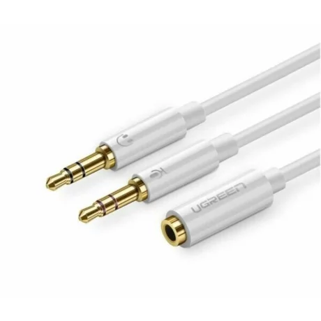 Cablu audio Ugreen AV140 0.20 m alb  10790