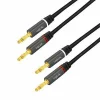 Cablu audio LOGILINK  stereo 2 x 2.5 mm jack 5m negru CA1211