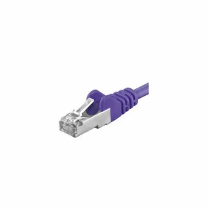 Cablu UTP Patchcord SFTP RJ45-RJ45 Cat.6A, violet &quot;SFTP-6A-0.5-V&quot;