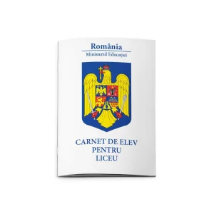 Carnet de elev pentru liceu