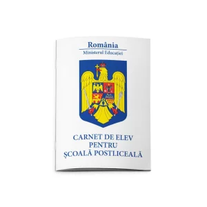 Carnet de elev pentru școala postliceală