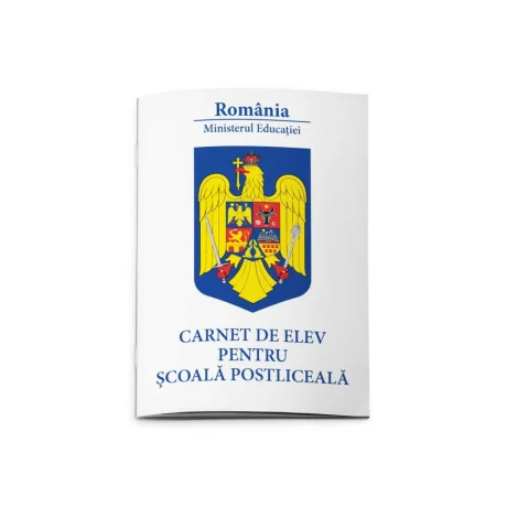 Carnet de elev pentru școala postliceală