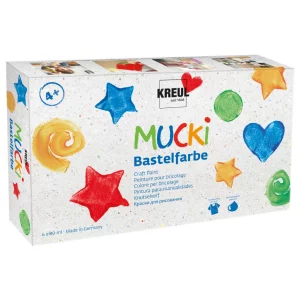 Craft Paint Mucki, set 6 x 80 ml