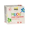 Finger Paint pentru țesături Mucki, set 4 x 150 ml