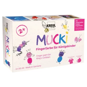 Finger Paint Royal Children Mucki, set 6 x 50 ml