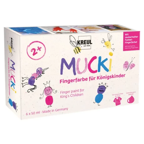 Finger Paint Royal Children Mucki, set 6 x 50 ml