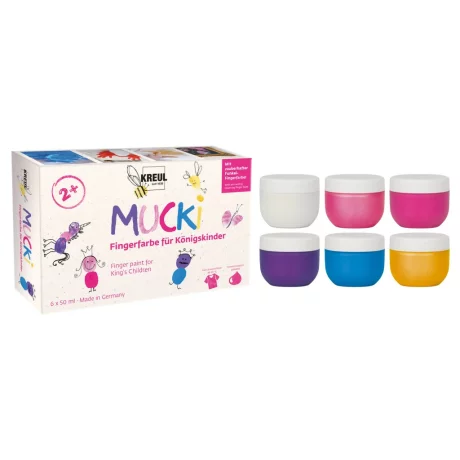 Finger Paint Royal Children Mucki, set 6 x 50 ml