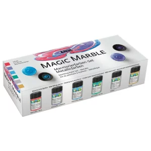 Magic Marble Marbling Chalky Living Kreul, set 6 buc x 20 ml