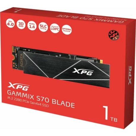 ADATA SSD 1TB M.2 PCIe XPG GAMMIX S70, AGAMMIXS70B-1T-CS