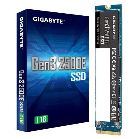 SSD GIGABYTE Gen3 2500E M.2 2280 SSD 1TB PCIe 3.0x4 NVMe1.3