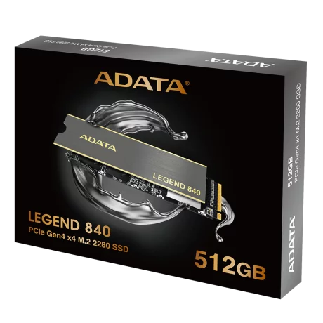 SSD ADATA, LEGEND 840,  512 GB, M.2, PCIe Gen4.0 x4, 3D TLC Nand