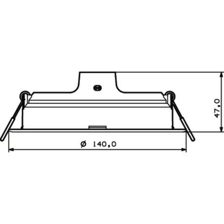 59464 MESON 125 12.5W 65K WH RECESSED &quot;000008718696173619&quot; (timbru verde 2.00 lei)