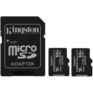 64GB micSDXC Canvas Select Plus 100R A1 C10 Two Pack +  Single ADP, &quot;SDCS2/64GB-2P1A&quot; (timbru verde 0.03 lei)