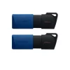 64GB USB3.2 Gen 1 DataTraveler Exodia M (Black + Blue) - 2 Pieces, &quot;DTXM/64GB-2P&quot; (timbru verde 0.03 lei)