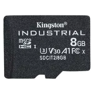 8GB microSDHC Industrial C10 A1 pSLC Card Single Pack w/o Adapter, &quot;SDCIT2/8GBSP&quot; (timbru verde 0.03 lei)