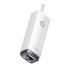 ADAPTOR RETEA Baseus Lite, USB 2.0 to RJ-45 10/100 Mbps Adapter, LED, alb &quot;WKQX000002&quot; (timbru verde 0.18 lei)  - 6932172606039