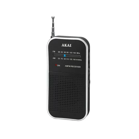 Akai APR-350 Pocket AM-FM Radio, &quot;APR-350&quot; (timbru verde 2 lei)