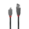 CABLU alimentare si date Lindy pt.smartphone  Micro-USB (T) la USB 2.0 (T), 3 m, PVC, negru, &quot;LY-36734&quot; (timbru verde 0.08 lei)
