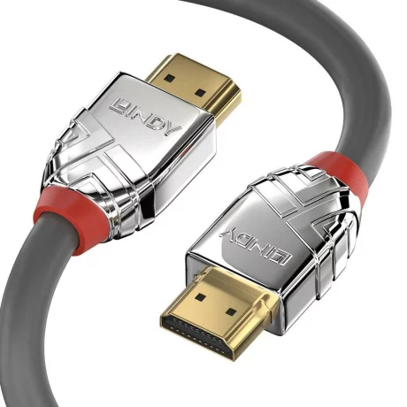 Cablu Lindy 0.5m High Speed HDMI, Cromo, &quot;LY-37870&quot; (timbru verde 0.08 lei)