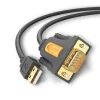 CABLU USB Ugreen adaptor, &quot;CR104&quot; USB 2.0 (T) la Serial DB9M (9-pin)(RS232)(T), 1m, negru, &quot;20210&quot; (timbru verde 0.08 lei) - 6957303801893