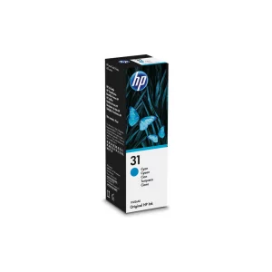 Cartus Cerneala Original HP Cyan, nr.31, pentru Smart Tank 500|515|516|530|555|615, 8K, (timbru verde 0.15 lei), &quot;1VU26AE&quot;