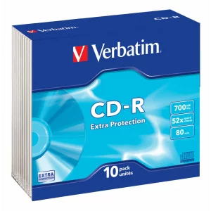 CD-R EXTRA PROTECTION SURFACE, 52X, 700MB, Slim Case set 10 buc, &quot;43415-Pack&quot;