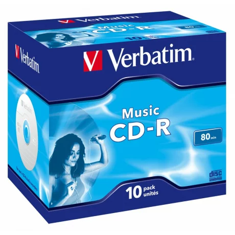 CD-R MUSIC LIFE PLUS, , 80min, Jewel Case set 10 buc, &quot;43365-Pack&quot;