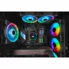 COOLER CORSAIR, &quot;iCUE H150i ELITE CAPELLIX&quot;, skt. universal, racire cu lichid, vent. 120 mm x 3, 2400 rpm, LED RGB ,&quot;CW-9060048-WW&quot; (timbru verde 2.00 lei)