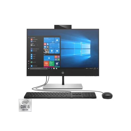 DESKTOP HP, All-in-one, CPU i5-10500T, monitor 23.8 inch, Intel UHD Graphics 630, memorie 8 GB, SSD 256 GB, unitate optica, Windows 10 Pro, &quot;1C6X7EA&quot; (timbru verde 10 lei)