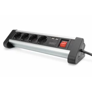 DIGITUS DA-70614 DIGITUS 4-way office socket strip with 2x USB ports &quot;DA-70614&quot; (timbru verde 0.18 lei)