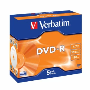 DVD-R MATT SILVER SURFACE, 16X, 4.7GB, Jewel Case set 5 buc, &quot;43519-Pack&quot;