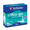 DVD-RW MATT SILVER SURFACE, 4X, 4.7GB, Jewel Case set 5 buc, &quot;43285-Pack&quot;