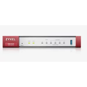 FIREWALL ZYXEL USGFLEX100, 4x LAN/DMZ, 1x WAN, 1x SFP, 270 Mbps, IKEv2, IPSec, SSL, L2TP/IPSec, fanless, &quot;USGFLEX100-EU0102F&quot; (timbru verde 4.00 lei)