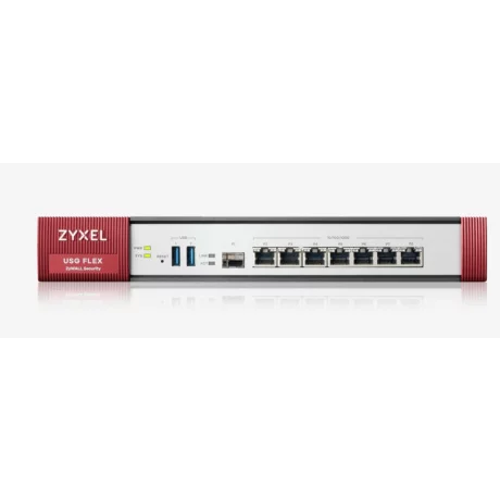 FIREWALL ZYXEL USGFLEX500, 7x LAN/DMZ, 1x SFP, 810 Mbps, IKEv2, IPSec, SSL, L2TP/IPSec, fanless, &quot;USGFLEX500-EU0102F&quot; (timbru verde 4.00 lei)