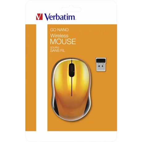 GO NANO WIRELESS MOUSE VOLCANIC ORANGE &quot;49045&quot; (timbru verde 0.18 lei)