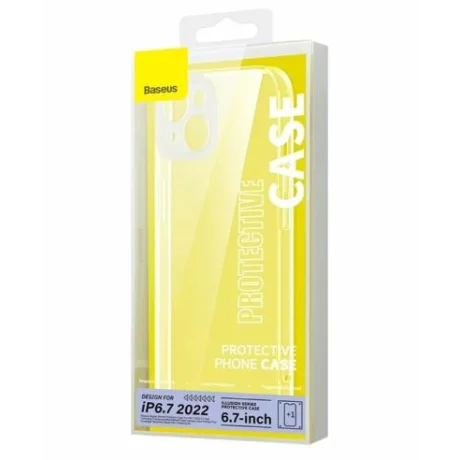 HUSA SMARTPHONE Baseus Illusion Series, pentru Iphone 14 Plus, contine protectie lentile camere, material silicon, transparent &quot;ARHJ010002&quot; - 6932172614966