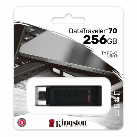 Memorie USB 256GB DATATRAVELER 70 USB-C 3.2