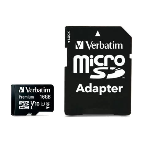 MICRO SDHC CARD 16GB CLASS 10 INCL ADAPTOR &quot;44082&quot; (timbru verde 0.03 lei)