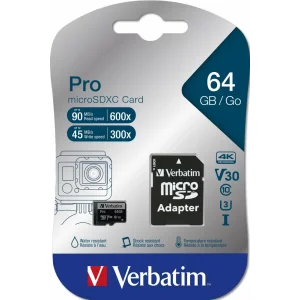 MICRO SDXC CARD PRO UHS-I 64GB CLASS 10 INCL ADAPTOR &quot;47042&quot; (timbru verde 0.03 lei)