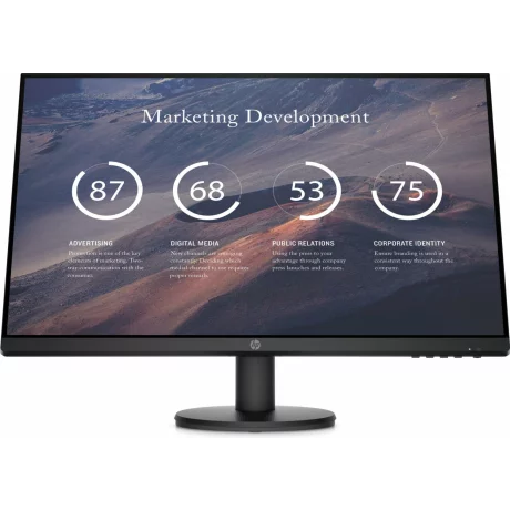 MONITOARE HP 27 inch, home, office, IPS, Full HD (1920 x 1080), Wide, 300 cd/mp, 5 ms, HDMI, VGA, &quot;9TT20AA&quot; (timbru verde 7 lei)