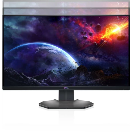 MONITOR Dell 27 inch, Gaming, IPS, WQHD (2560 x 1440), Wide, 400 cd/mp, 1 ms, HDMI | DisplayPort, &quot;S2721DGFA&quot; (timbru verde 7 lei)