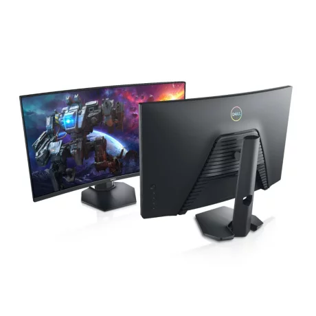 MONITOR Dell 27 inch, Gaming, VA, Full HD (1920 x 1080), Wide | curbat, 350 cd/mp, 1 ms, HDMI | DisplayPort, &quot;S2721HGF&quot; (timbru verde 7 lei)