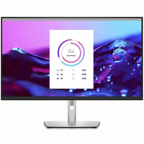 MONITOR Dell 31.5 inch, home | office, IPS, 4K UHD (3840 x 2160), Wide, 350 cd/mp, 5 ms, HDMI | DisplayPort, &quot;P3222QE&quot; (timbru verde 7 lei)